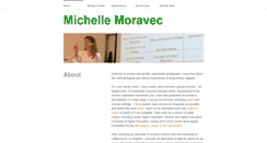 Desktop Screenshot of michellemoravec.com