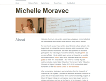 Tablet Screenshot of michellemoravec.com